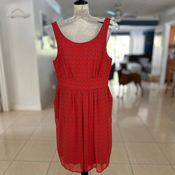 Maurices Red Sleeveless Scoop Neck Sundress - Picture 1 of 3